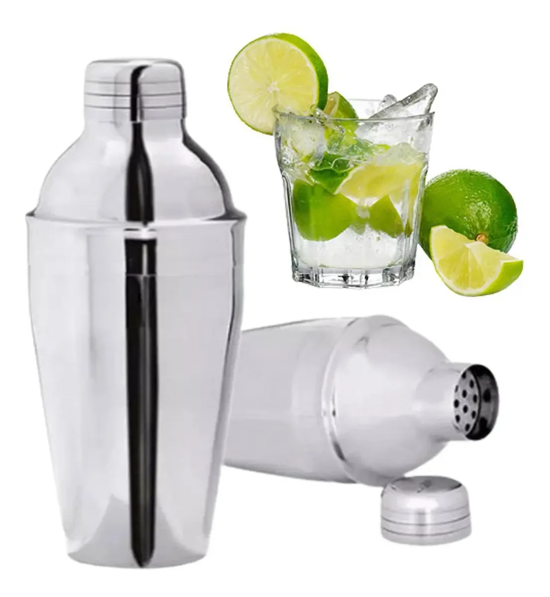 Coqueteleira Inox 750ml Drinks Caipirinha Bar Gb Inoxidável