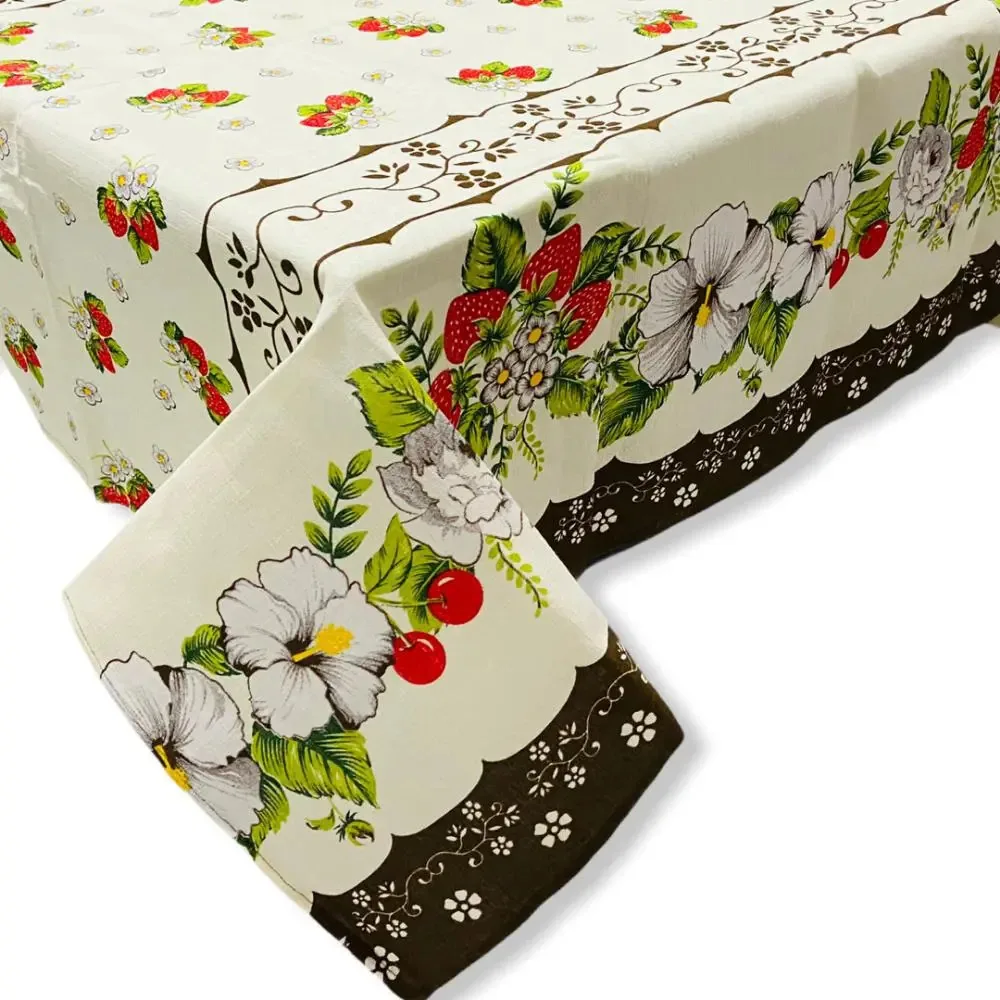 Toalha De Mesa T & E Toalhas Estampada Geométrica Retangular