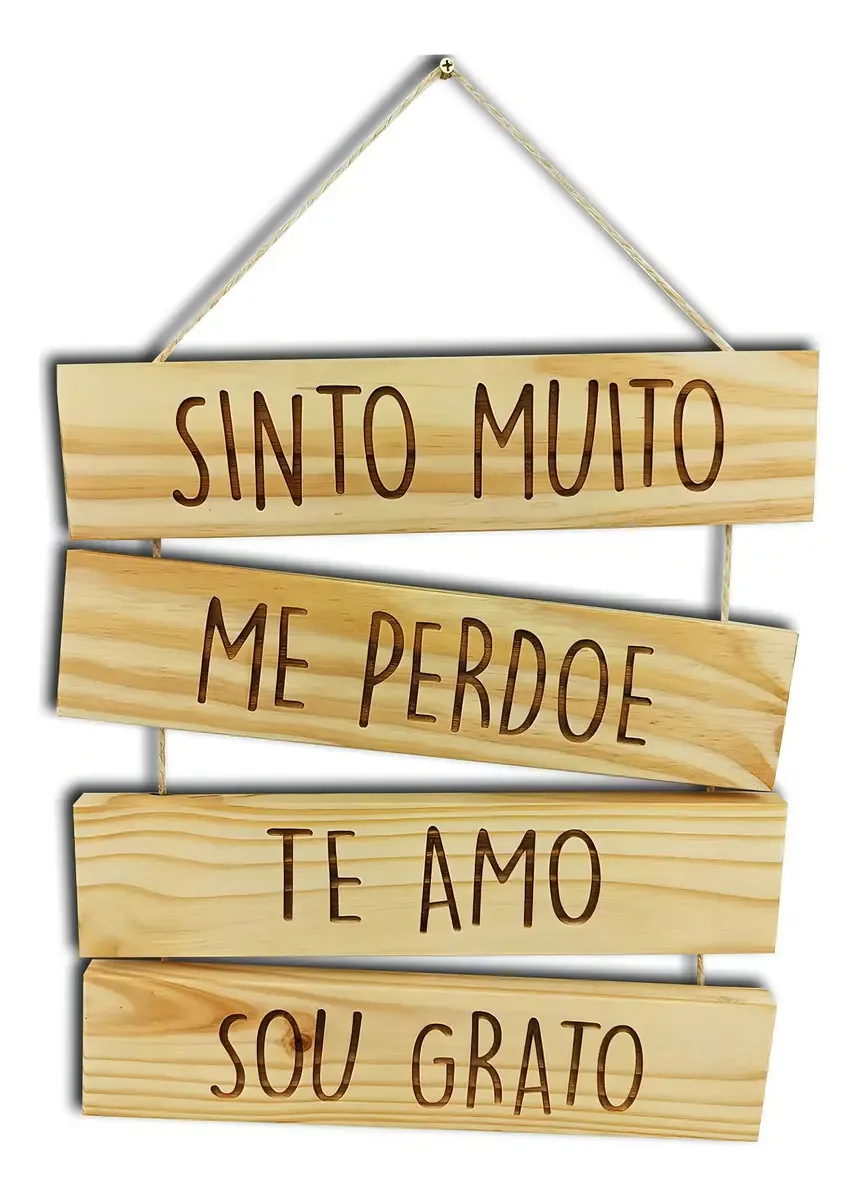 Placa Decorativa Suspensa Hoponopono Terapias Holisticas