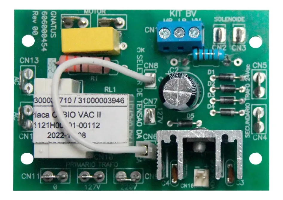 Placa CI Bio Vac II para Equipamentos Gnatus