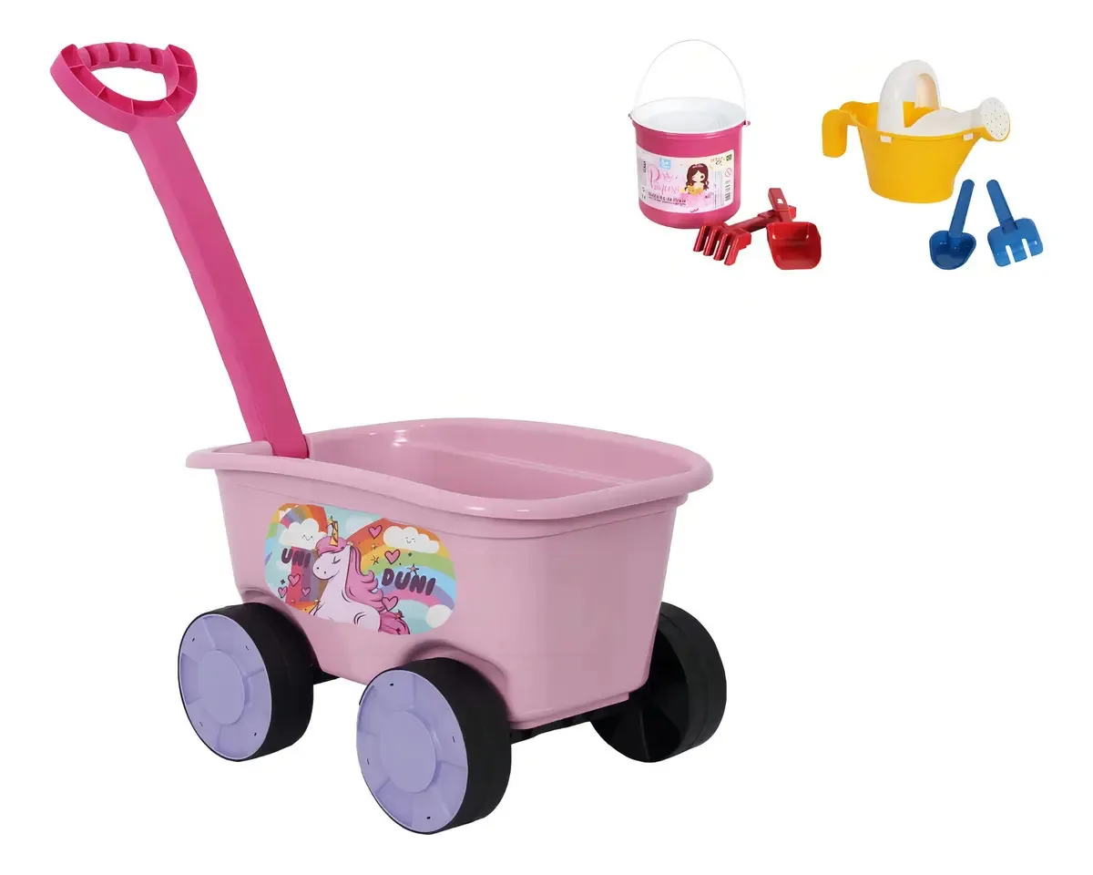 Carrinho Wagon Brinquedo Infantil Criança Acessórios Praia