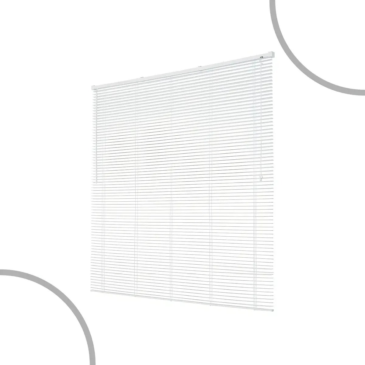Kit 2 Persianas Horizontal De Pvc 1,40x1,30m Blackout Cor Branco