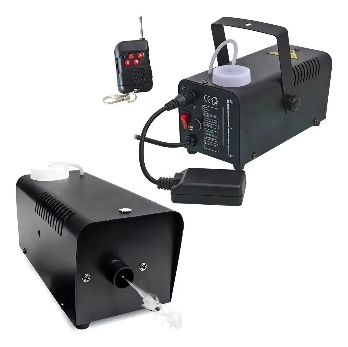 Máquina Fumaça Rgb 600w Iluminação Sem Fio Controle Festa