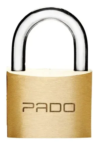 Cadeado Latão Com 2 Chaves Pado 30mm