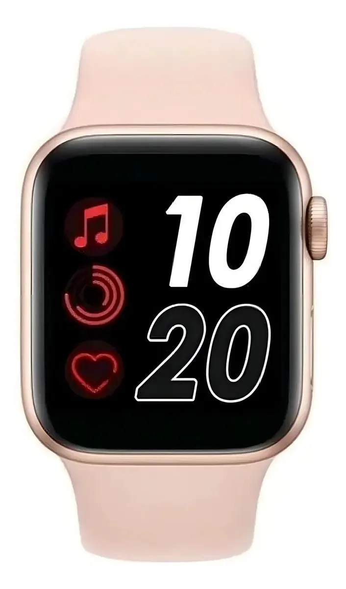 Relogio Smartwatch X6 Chamadas+pulseira Extra De Metal Rosa