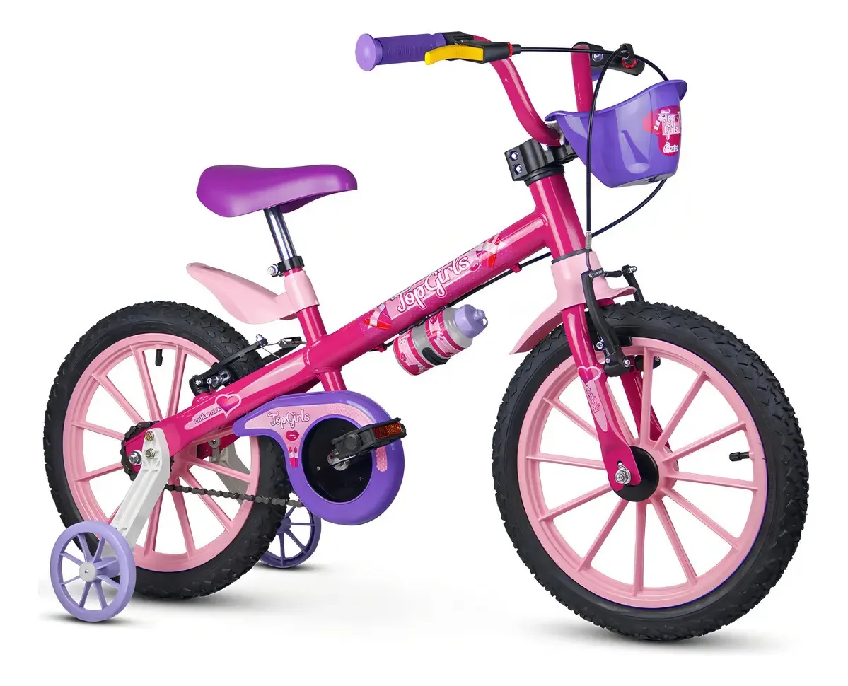 Bicicleta passeio Nathor Aro 16 tamanho do uadro 16" - rosa
