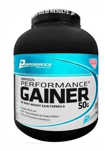 Suplemento Hipercalórico Serious Gainer Performance Promo3kg Sabor Morango