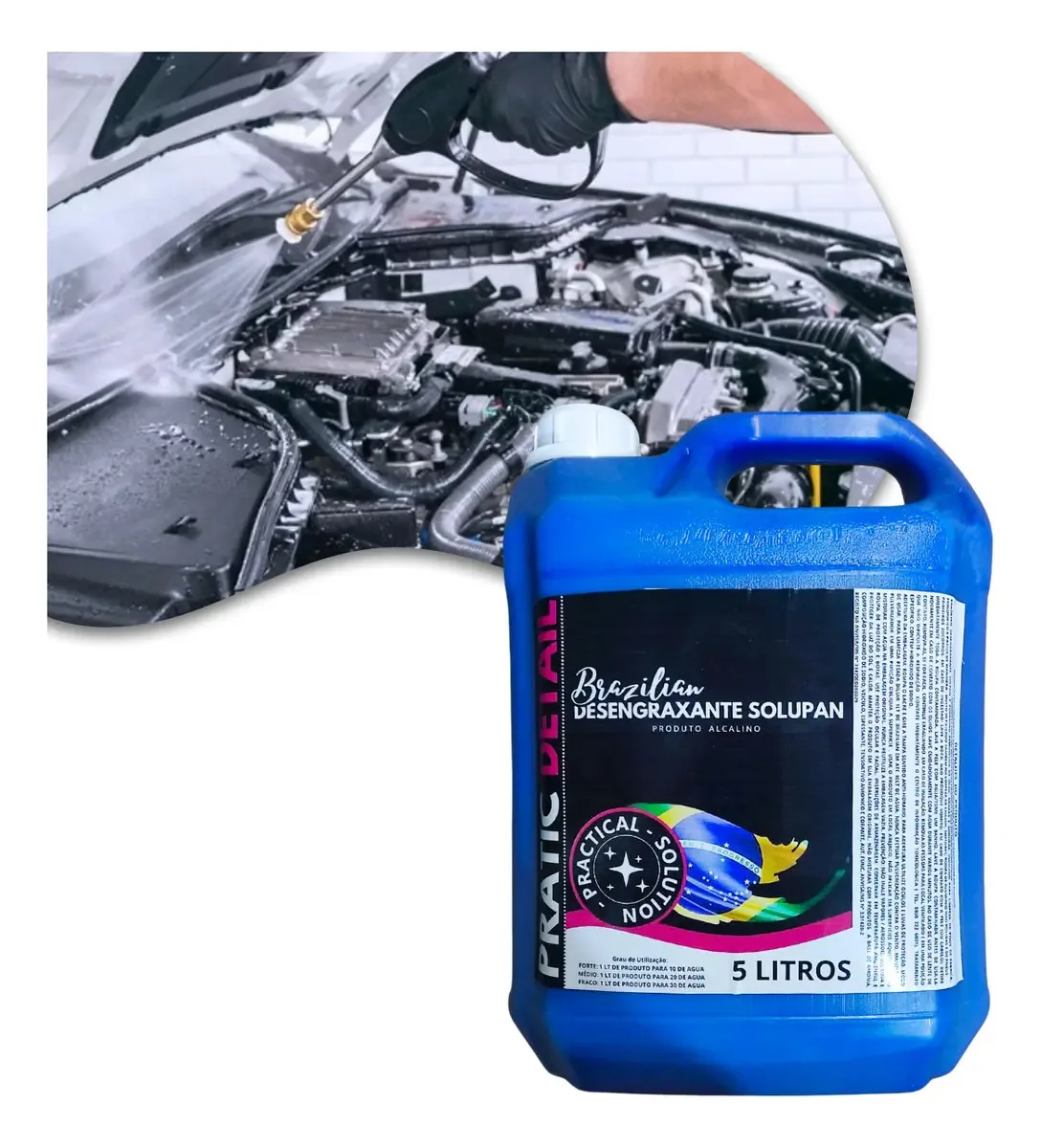 Brazilian Desengraxante Solupan Concentrado Limpeza Pesada