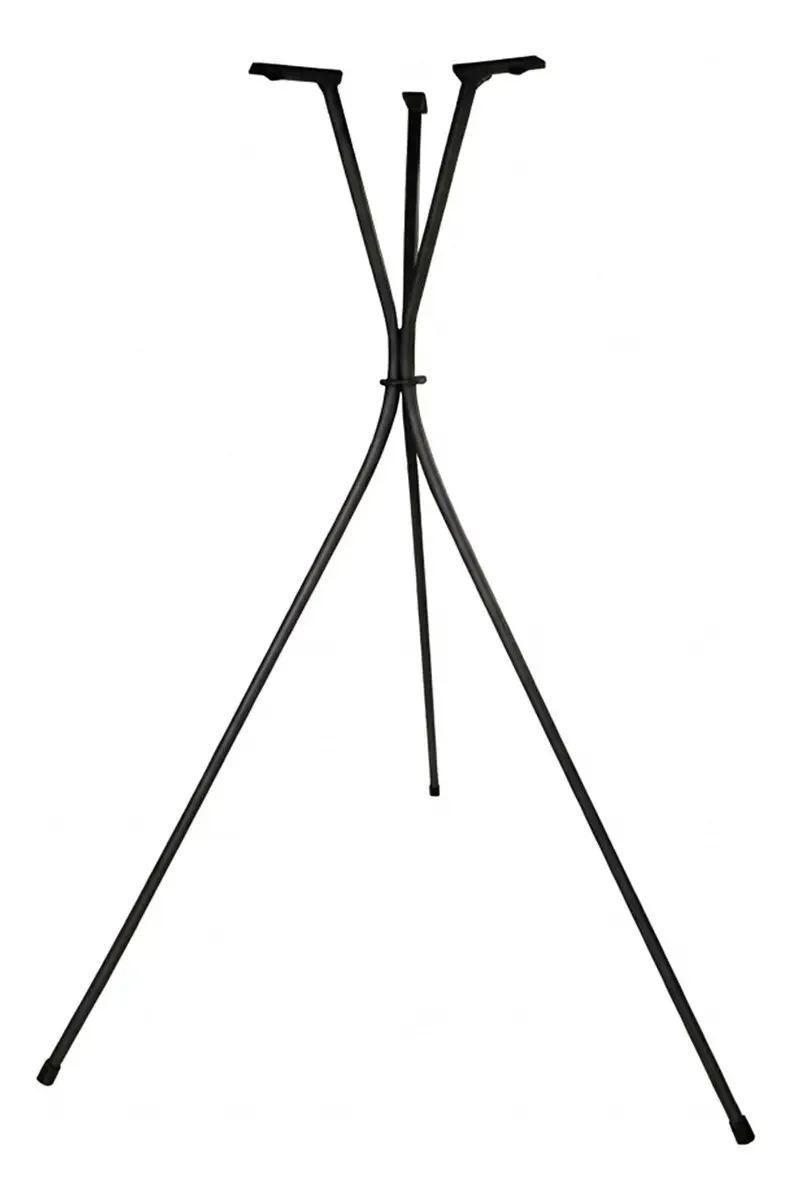 Base Tripé Aço Indústria 60cm Preto D'elfos Decorações Sala Quarto