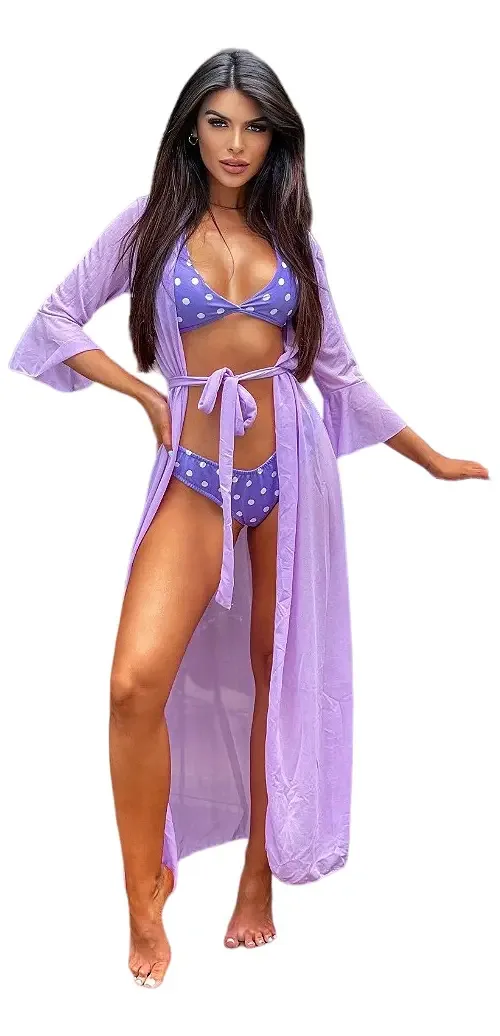 Saída De Praia Longa Charlotte Feminina Cor 4815 Tamanho Único