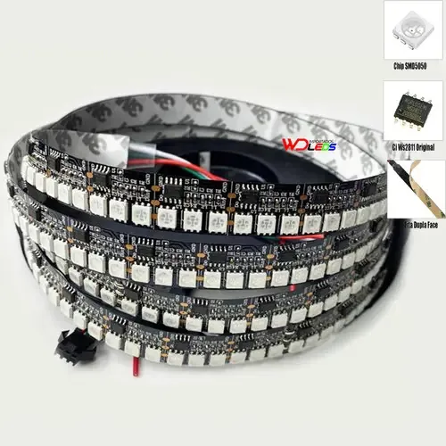 Fita Led Ws2811 Alto Brilho Endereçável 720 Led 5 Metros
