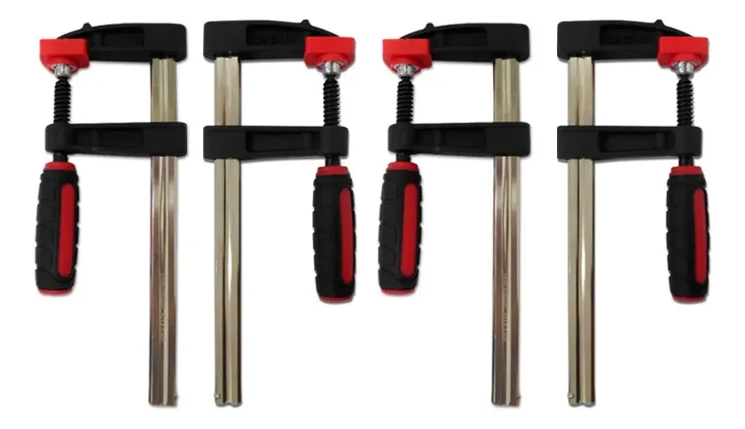 Kit 4 Grampos Tipo Sargento P/ Carpinteiro 150x50x210mm