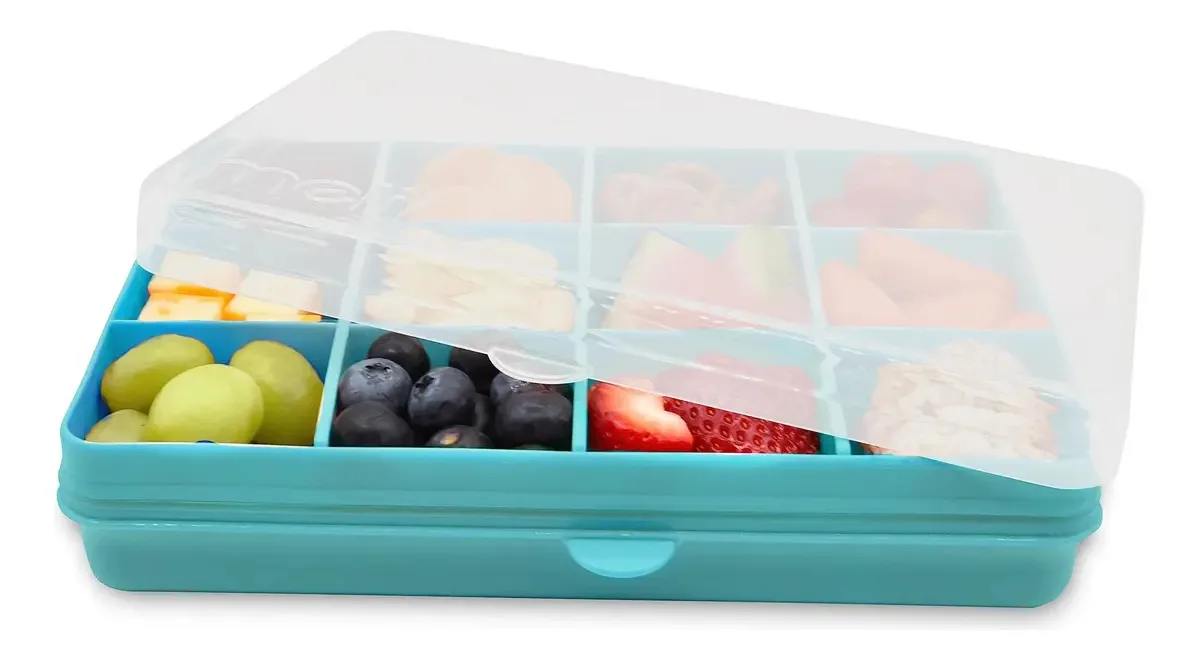 Recipiente para lanches Melii Aqua Color
