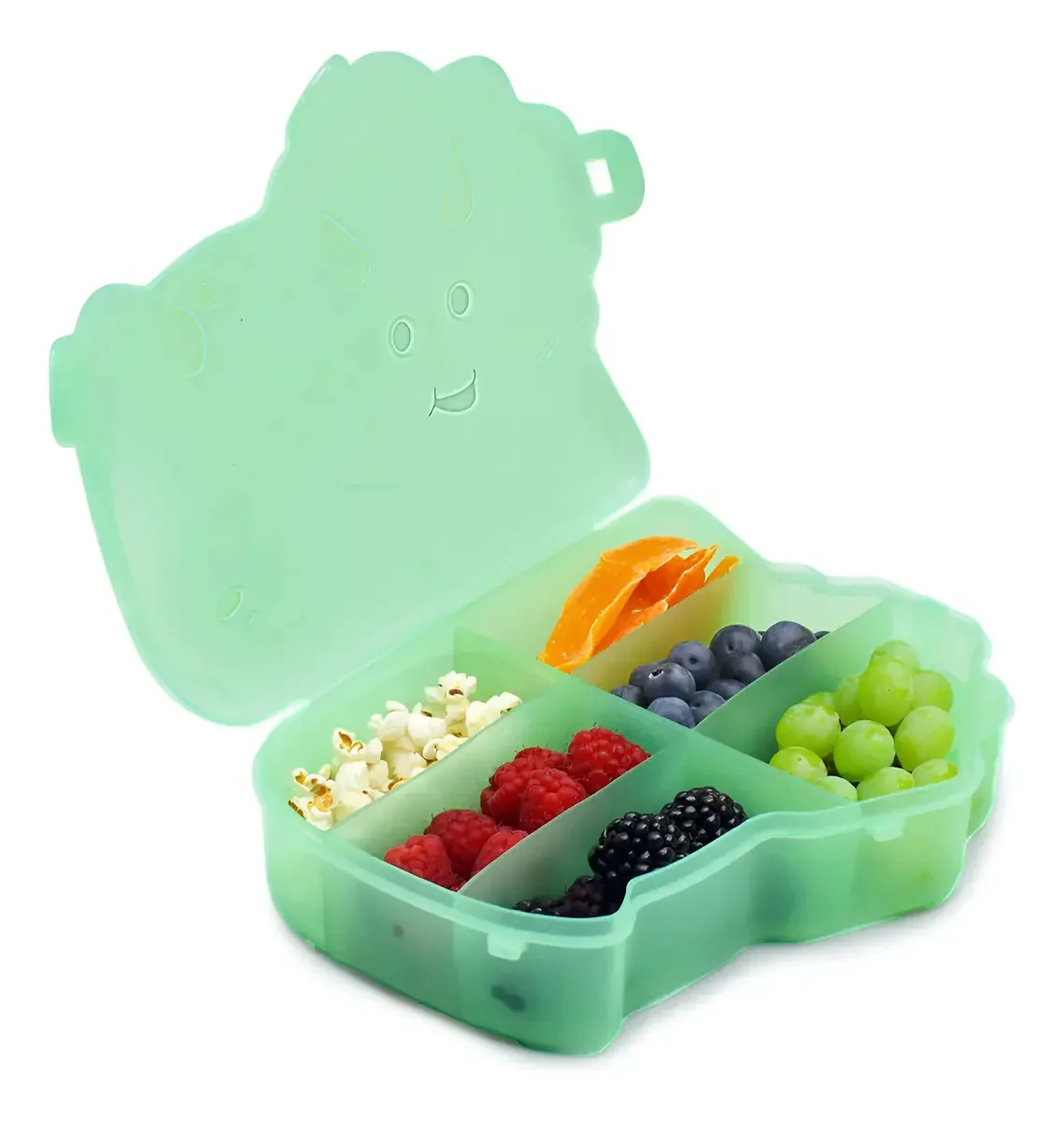 Recipiente para lanches Caixa para lanches Animal Melii Dinosaur Color