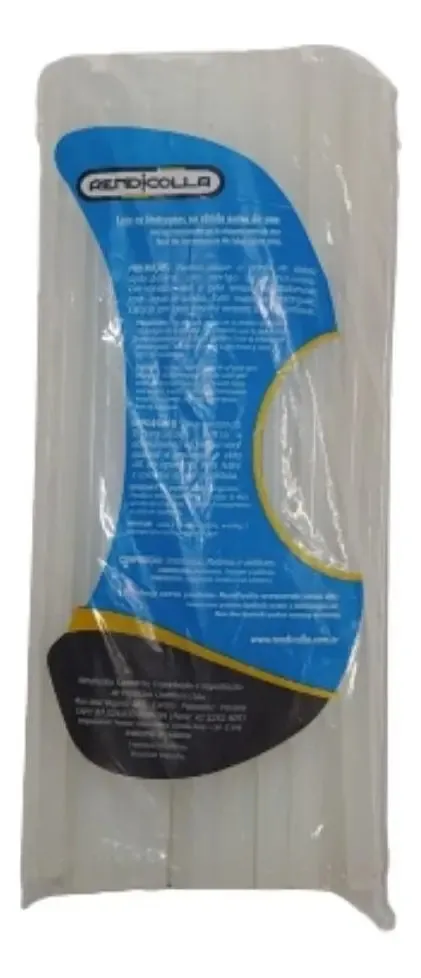 Bastão Cola Quente Grosso Rendic Olla 11,2mm 34 Unidades 1kg Branco