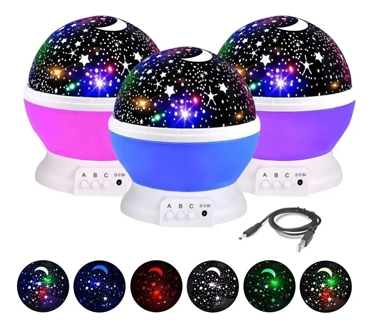 Luminaria Abajur Teto Estrelado