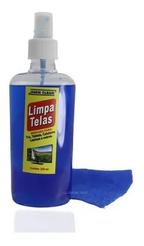 Kit Premium Limpa Telas Tvs Gps Celular Vidros Bactericida