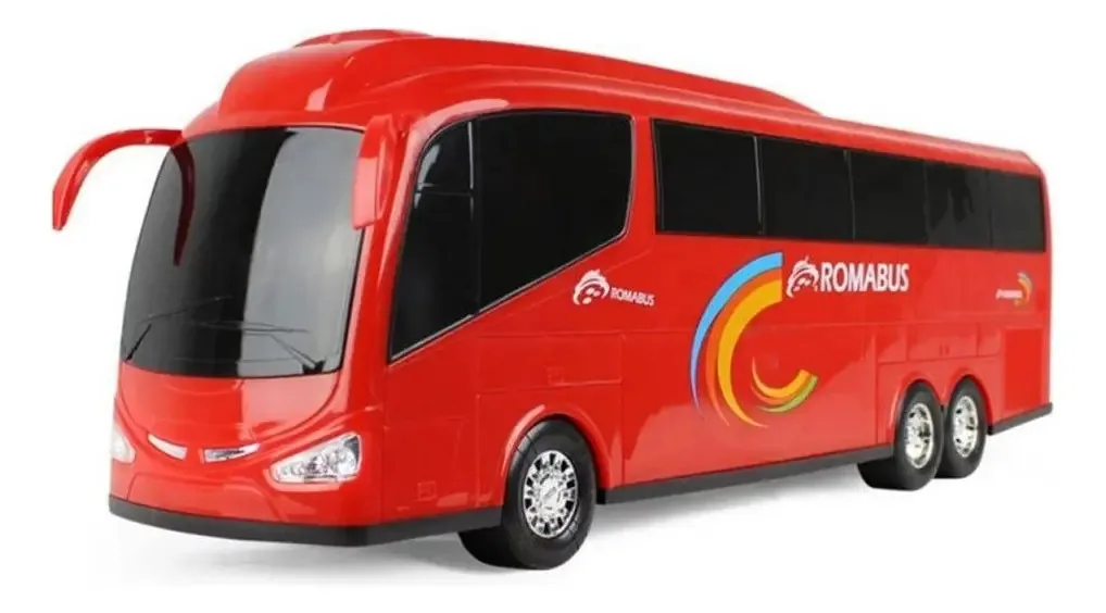 Ônibus Bus Executive Roma Brinquedos 48,5cm Plástico Vermelho