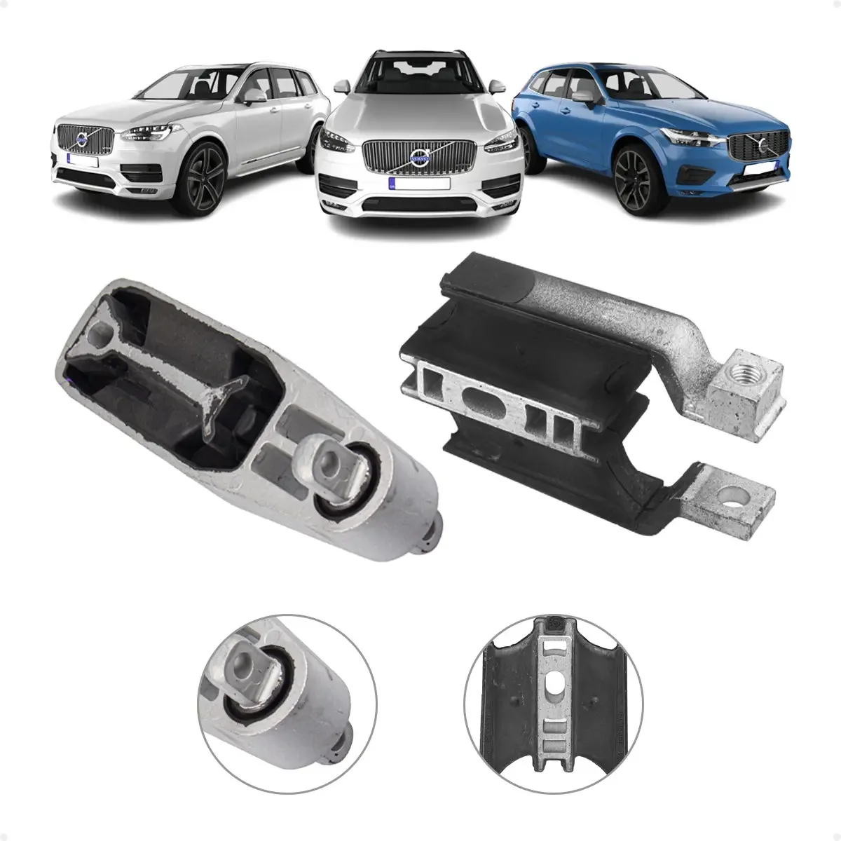 Par Coxim Motor Câmbio Superior Inferior Volvo Xc90 2.0 2016