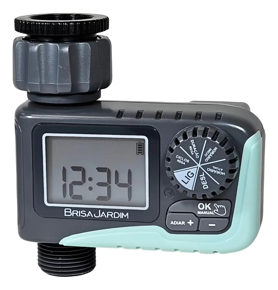 Válvula Irrigação Jardim Temporizador Timer Automático