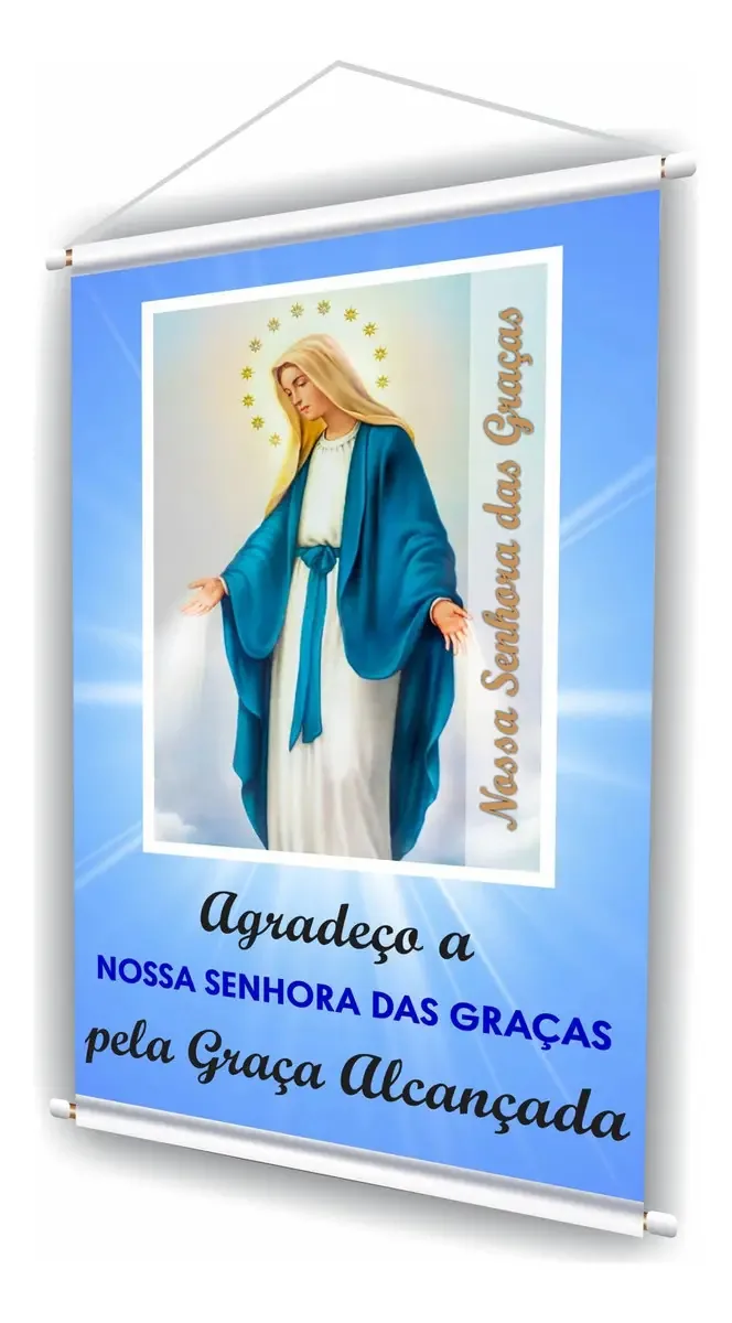 Banner Faixa Placa Nossa Senhora Das Graças Igreja