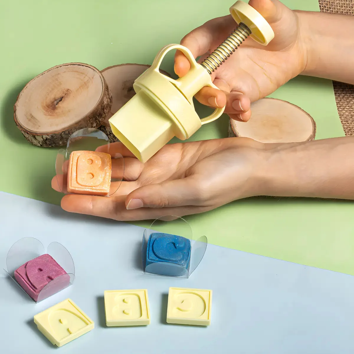 Ejetor Modelador de Massas Doces e Brigadeiros com Letras 25g Kit