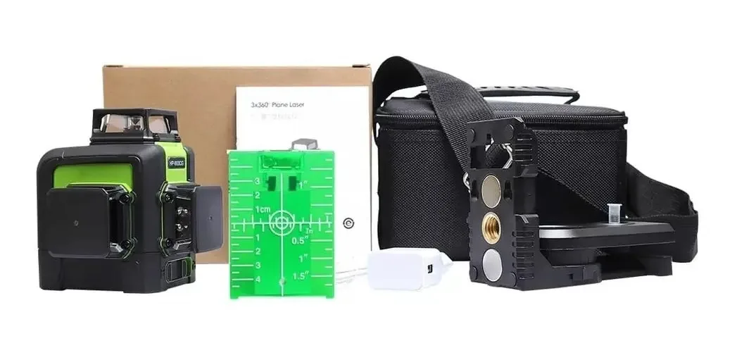 Nível A Laser Huepar 12 Linhas Verde 3d 360º Recarregável