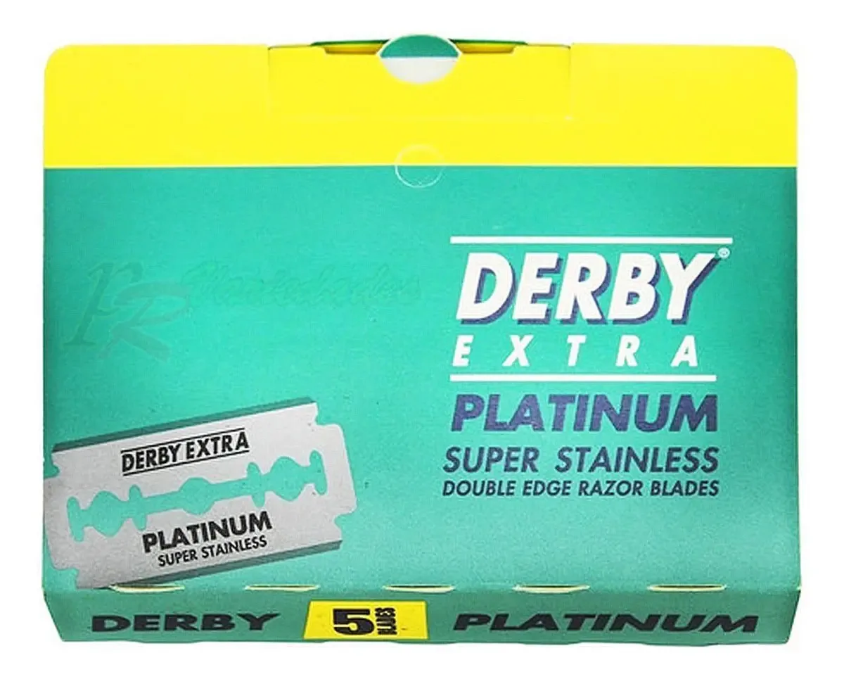 Kit 10 Lâmina D Barbear Derby Extra 50 Lâminas