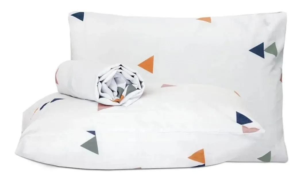 Roupa Cama Queen Estampa Da Moda 3pç -geométrico Escandinavo