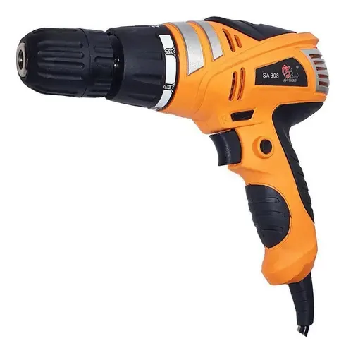 Parafusadeira Furadeira Elétrica Com Fio 280w Profissional