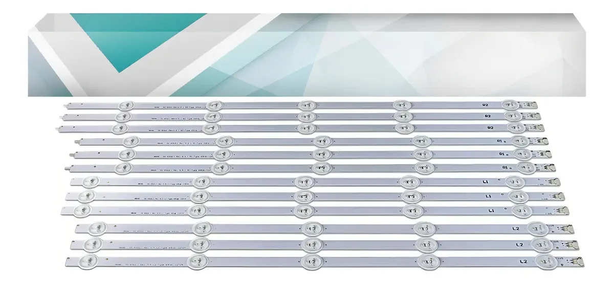Kit 12 Barras LED TV 50" Compatível 50LN5400 50LN5700 50LA6200