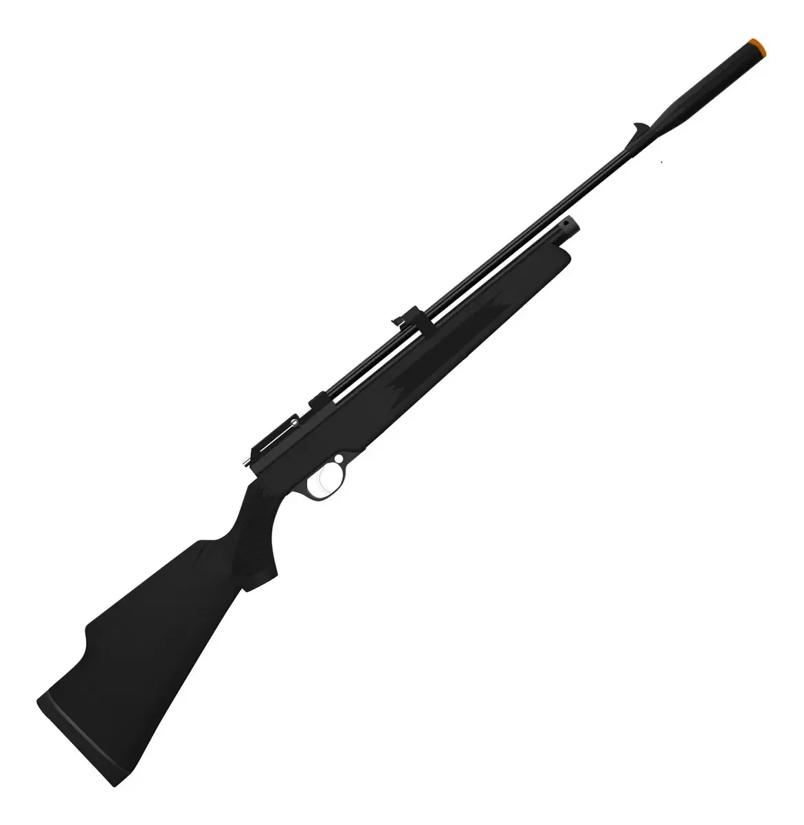 Carabina De Pressão Artemis Cr600s Attack Carbon 5,5mm Preto 5.5 Mm