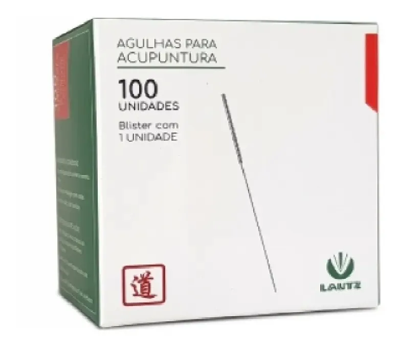 300 Agulhas Acupuntura 25x30 Cx 100 Un Blíster - Lautz