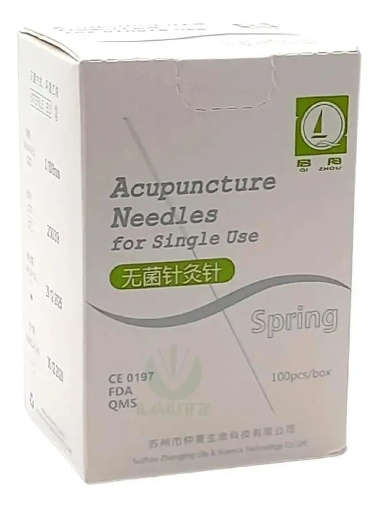 Agulha Para Acupuntura: 20x15 Cx C/ 100 Un - Qizhou