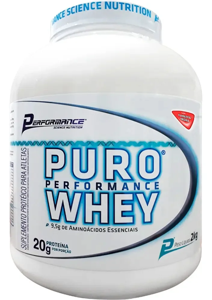 Puro Whey 2kg - Performance Sabor Floresta Negra