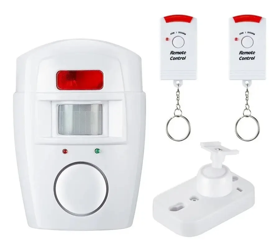 Alarme Residencial E Comercial Sensor Sem Fio Sirene 2 Cont EDF