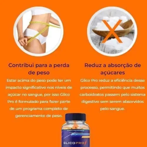 1 Glico Pro 60 Caps - Controle E Manutenção Da Diabetes