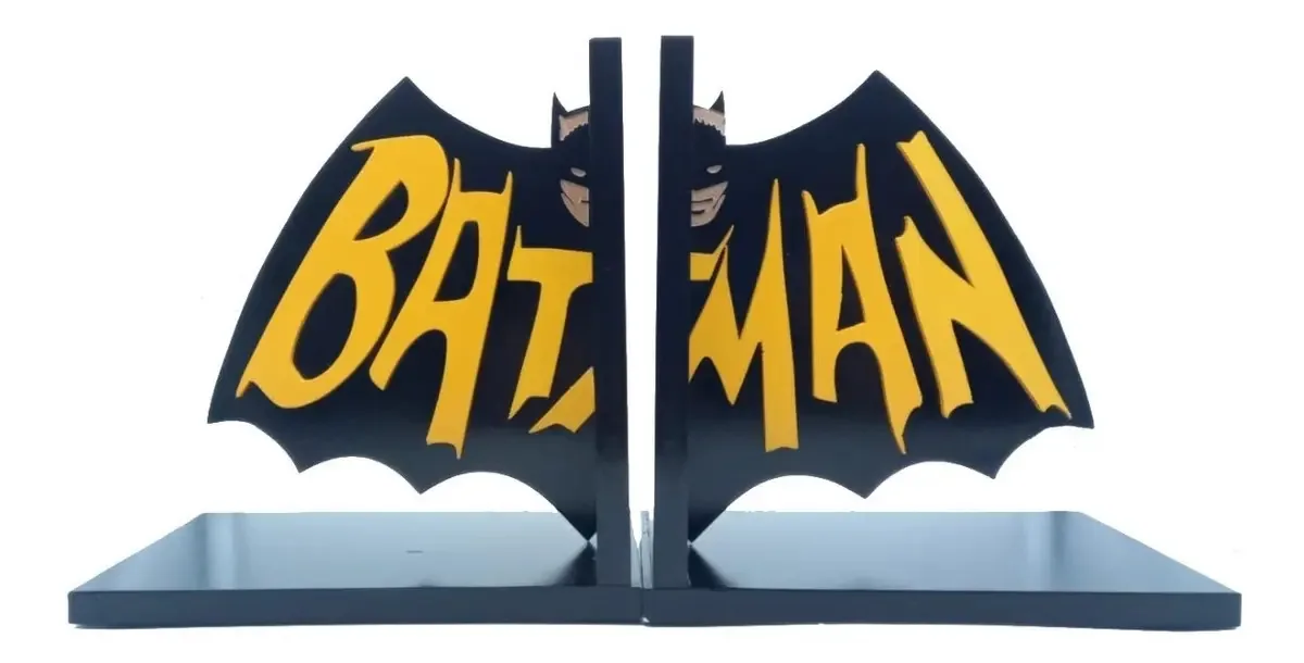 Aparadores Para Livro Batman Cor Preto