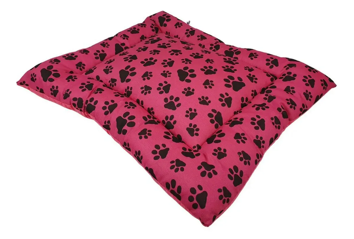 Casinha Pet Almofada Colorida Macia Colchão Para Cachorro M