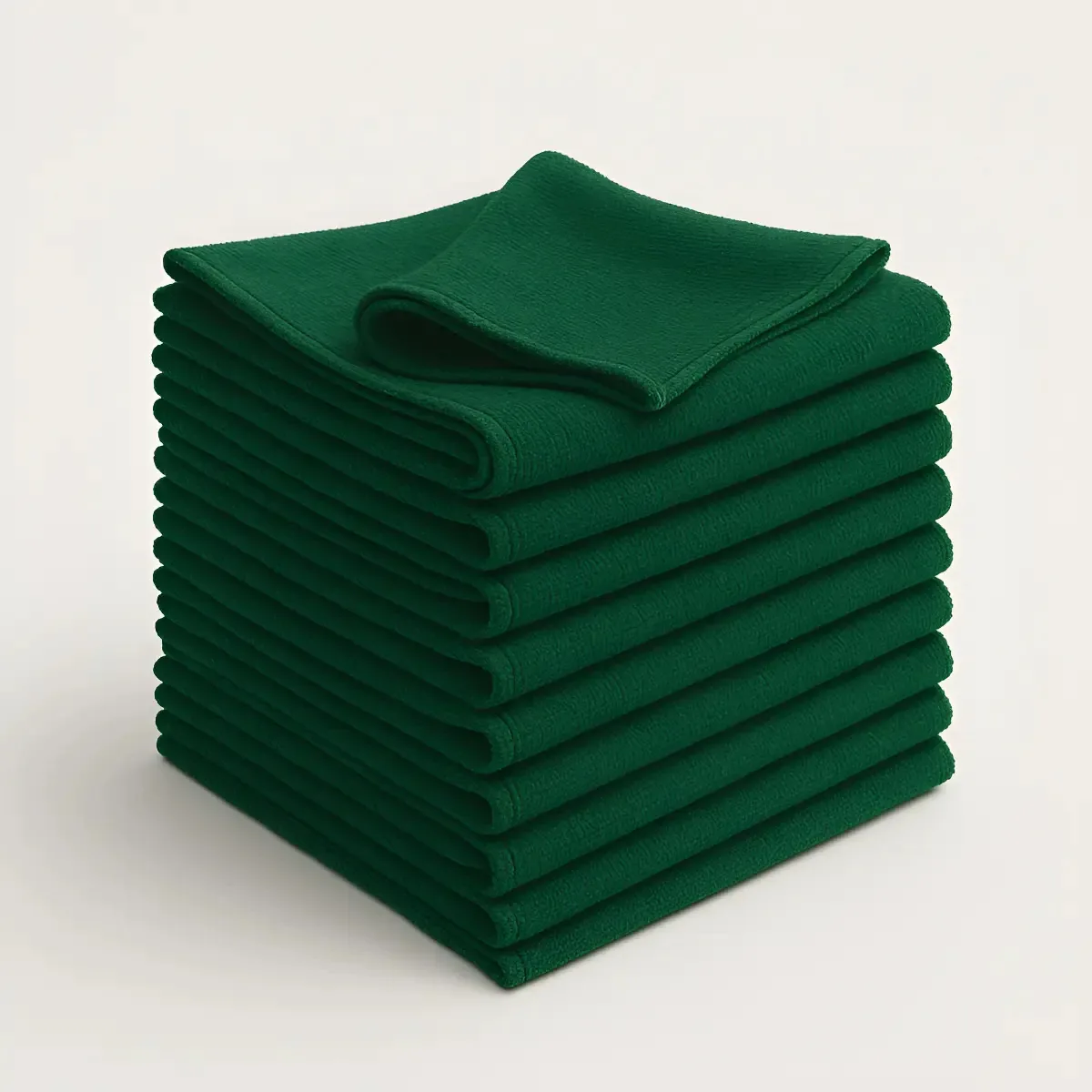Kit 30 Panos De Prato Colorido Cozinha Grande Pé De Galinha Cor Verde-escuro