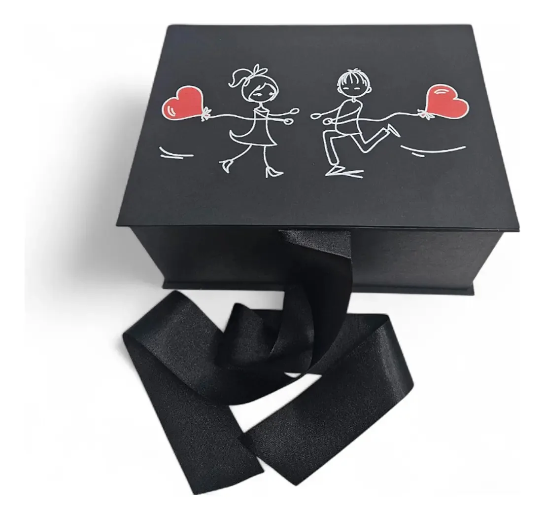 Caixa De Presente 21x15x10 Modelo Livro Casal Namorados
