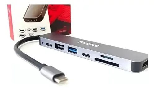 Adaptador Multifuncional 7 Em 1 Usb Portátil