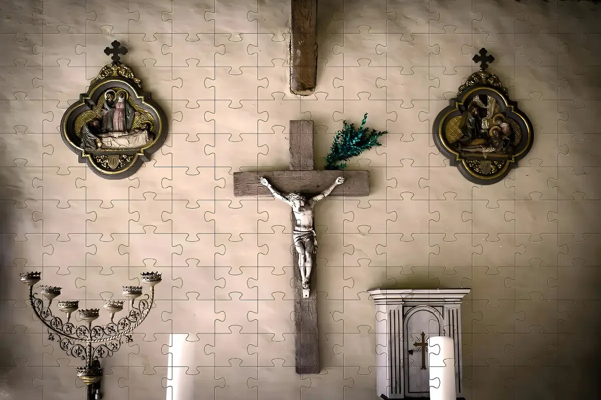 10 Quebra-cabeça Cognitivo Reabilitação Idosos Arte Sacra