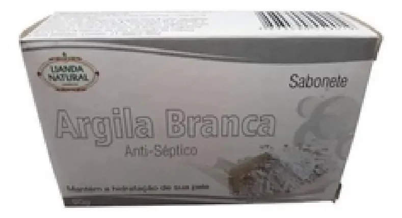 Kit 36 Sabonetes Em Barra Argila Branca 90g