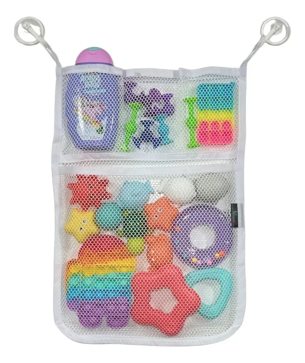 Rede Organizador Saco Saquinho Shampoo Brinquedos Banho Bebe