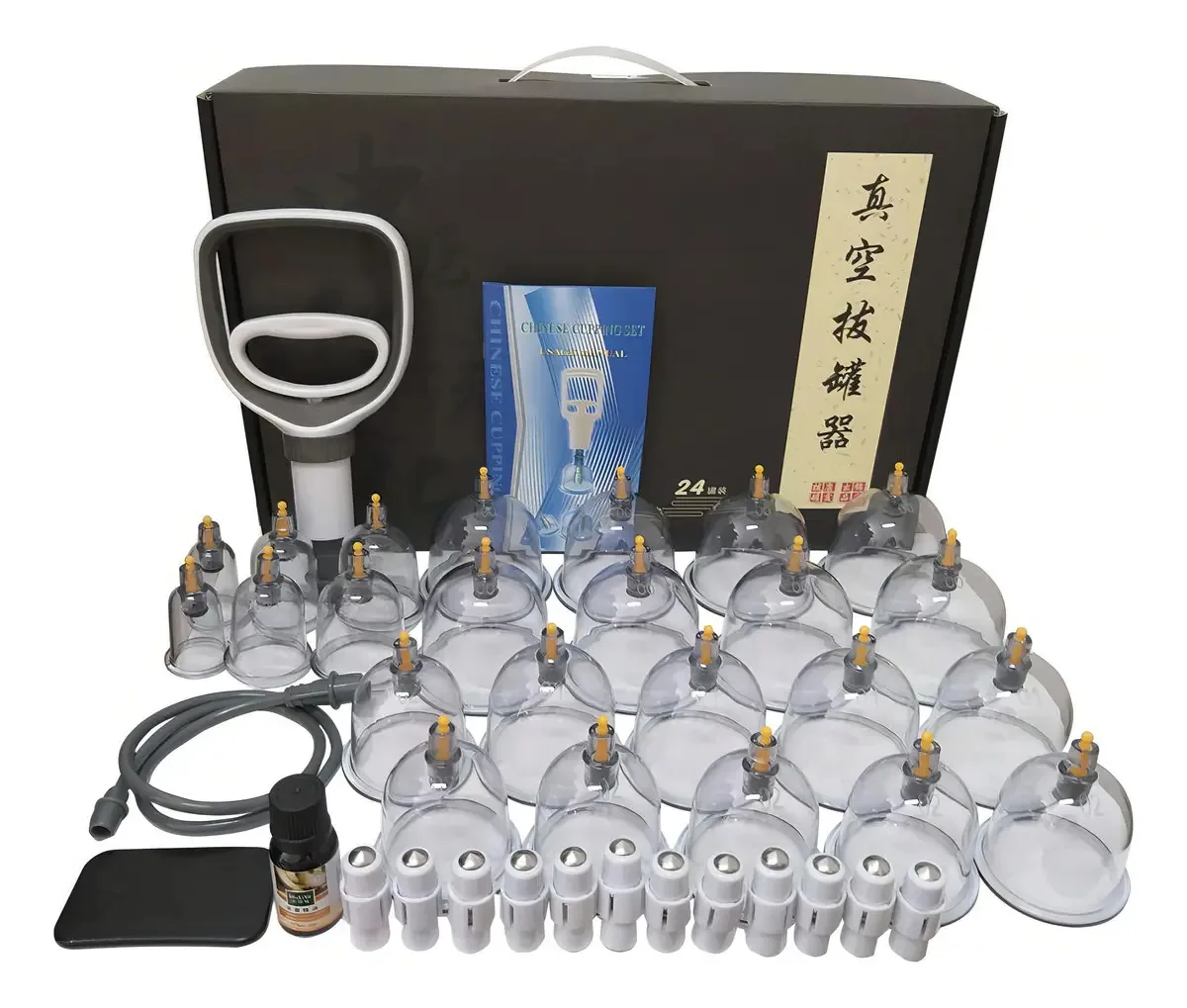 B&k Kit 24 Copos Cinza