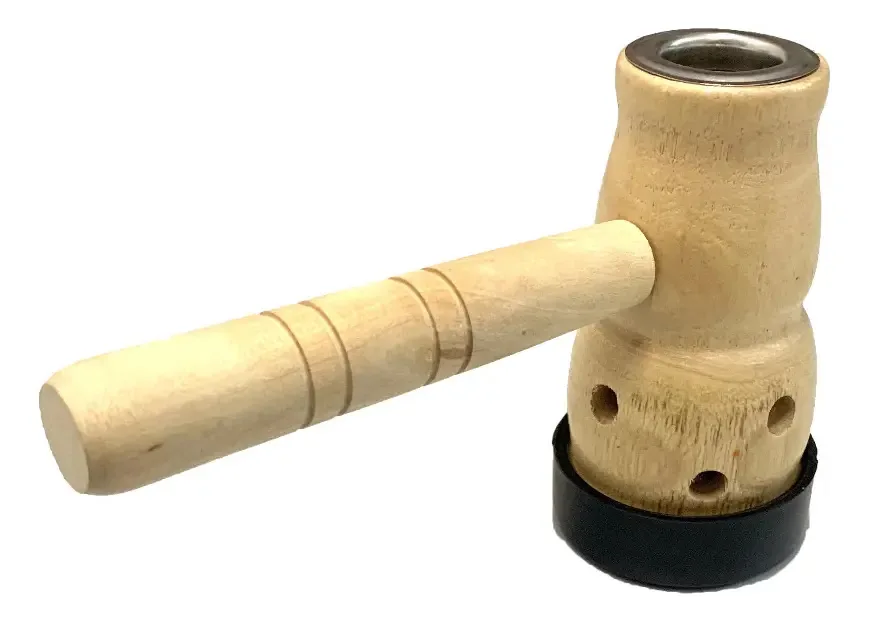 Aplicador Cachimbo Madeira B&K Moxaterapia Acupuntura Diâmetro 5 mm