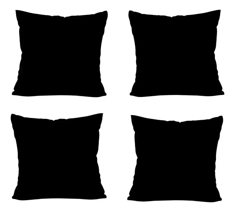 Kit 4 Capas De Almofadas Suede Decorativa 45x45