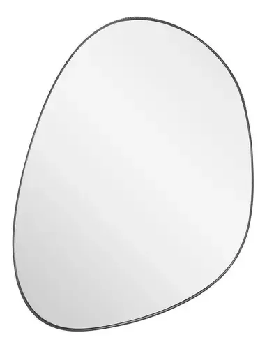 Espelho Orgânico Moderno Decoração Lavabo Banheiro 80x60cm