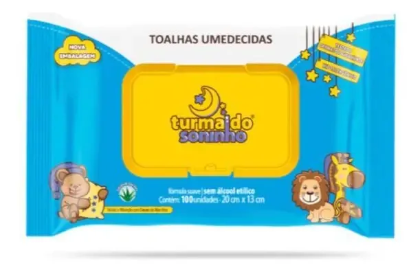 Kit 9 Lencinhos Umedecidos Turma Do Soninho
